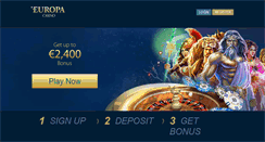 Desktop Screenshot of europacasino.com